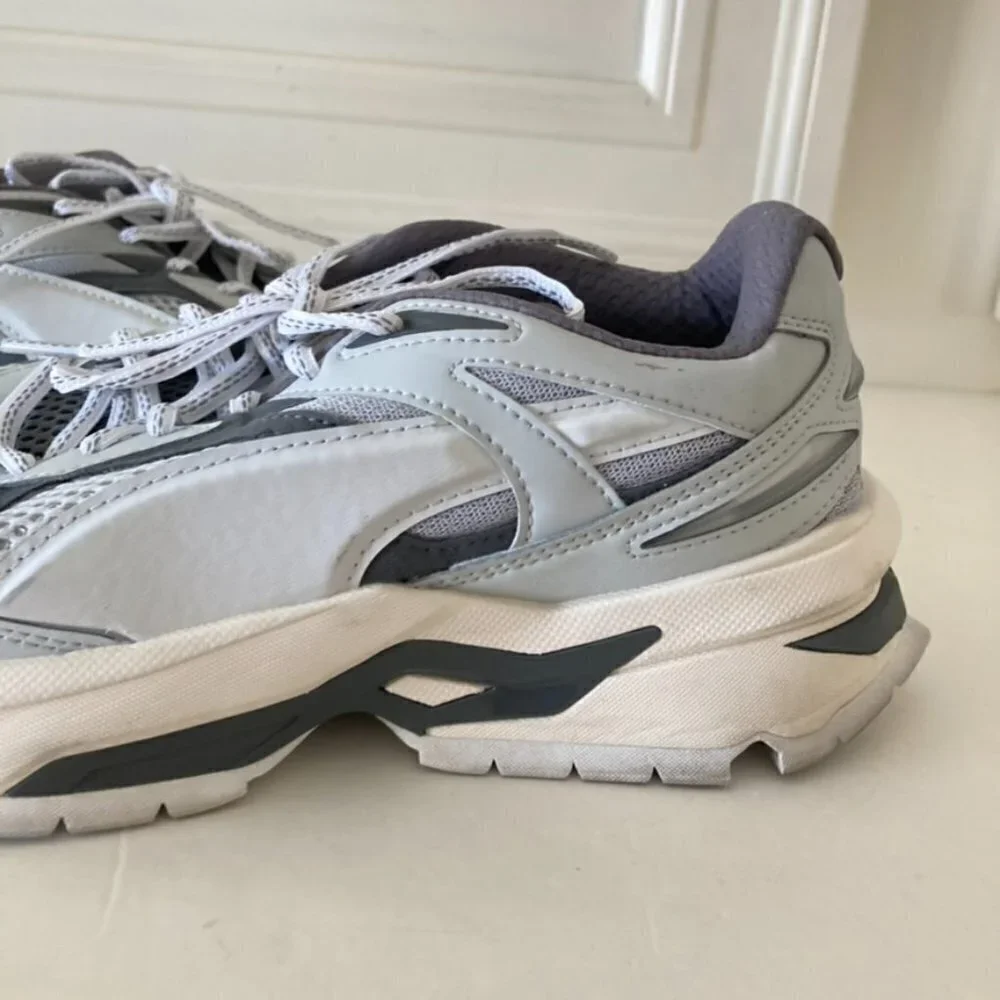 Puma Nano PDR Gray Lace Up Dad Sneakers Sz 41